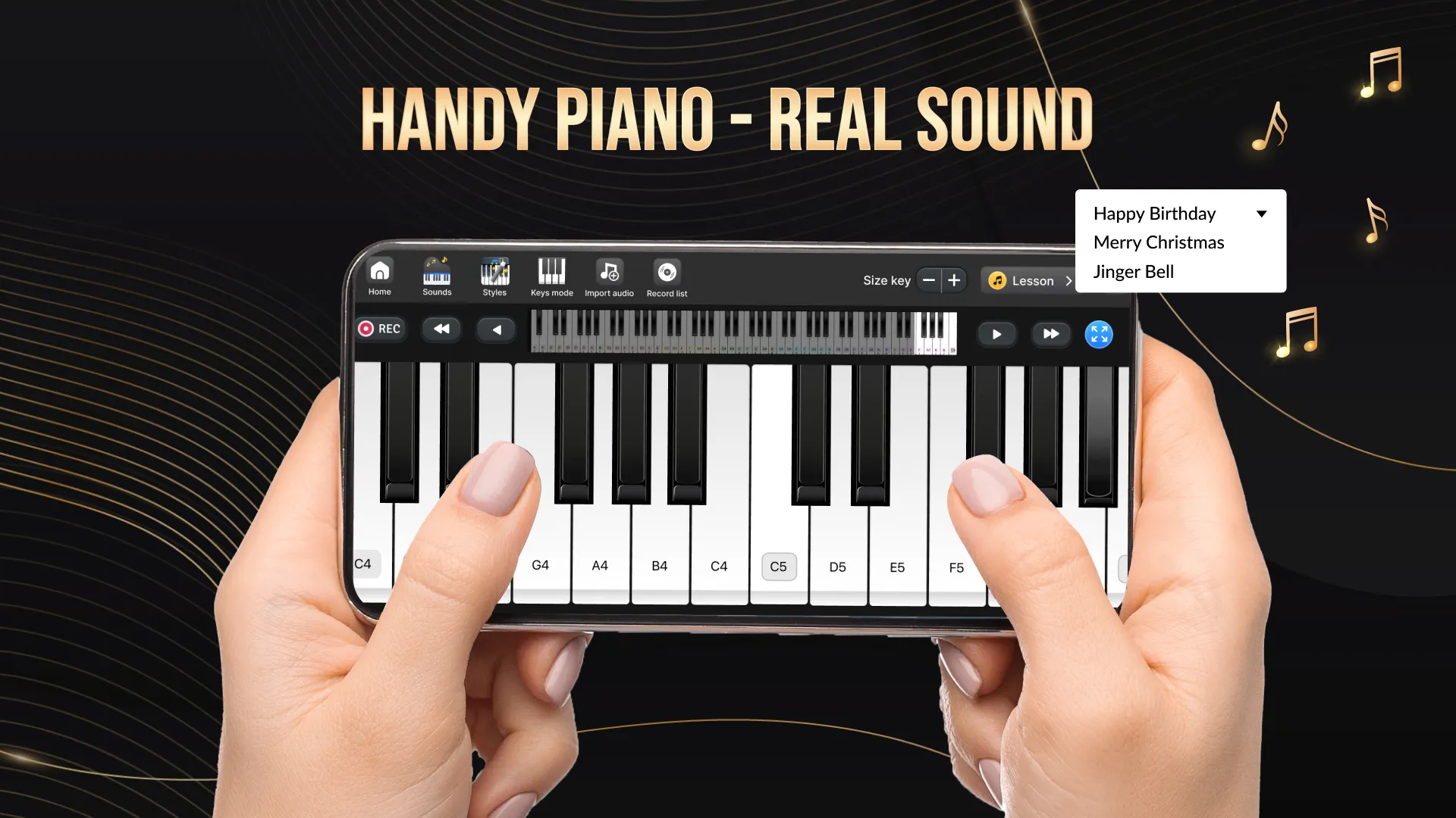 Learn Piano - Real Keyboard | Indus Appstore | Screenshot