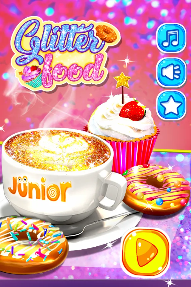 Glitter Food - Kids Cafe | Indus Appstore | Screenshot