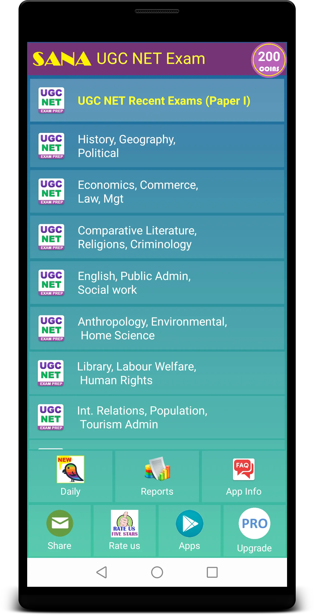 UGC NET Exam Prep | Indus Appstore | Screenshot