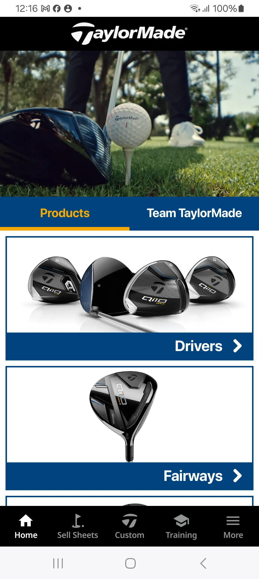 TaylorMade Golf Industry Pro | Indus Appstore | Screenshot