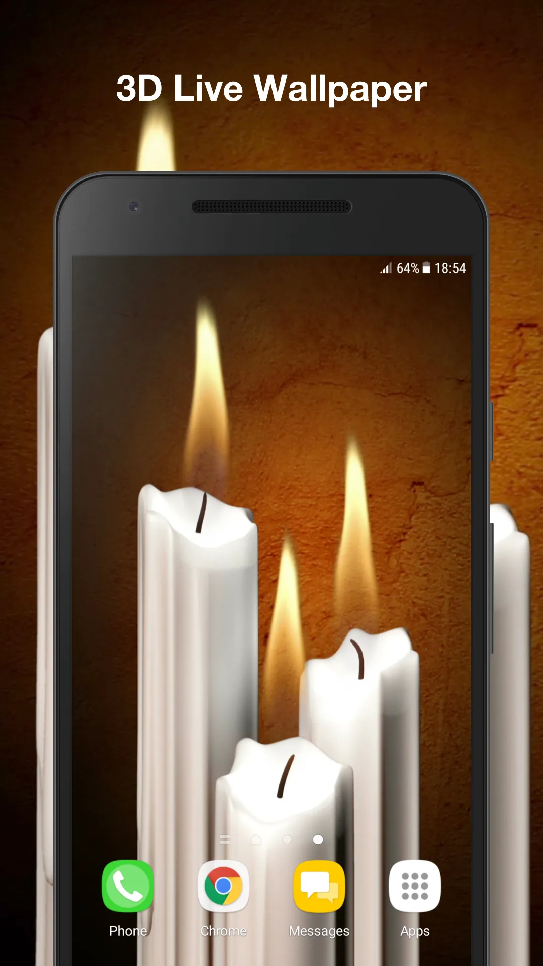 3d Candles Live Wallpaper | Indus Appstore | Screenshot