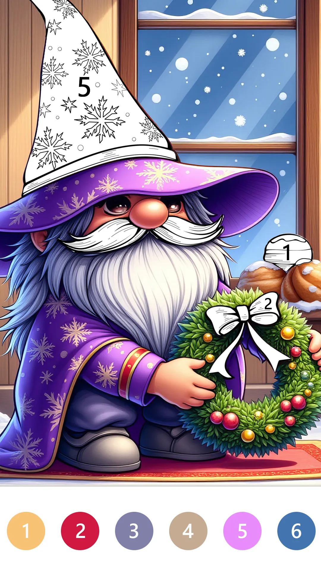 Fairytale Color by number game | Indus Appstore | Screenshot