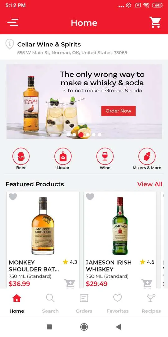 Cellar Wine & Spirits | Indus Appstore | Screenshot