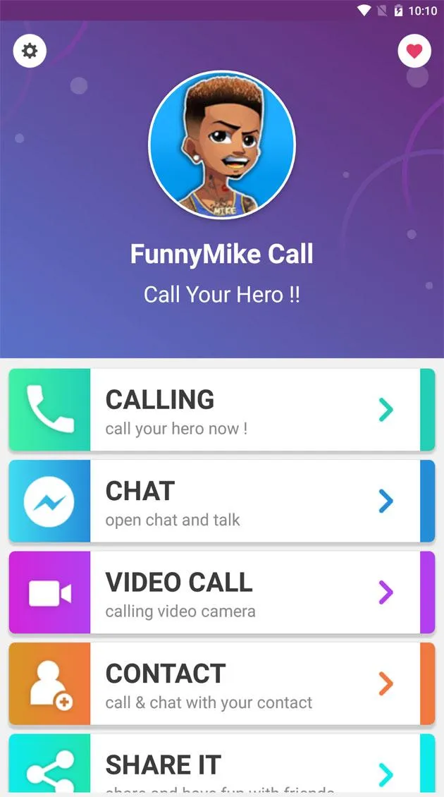 FunnyMike Fake Call | Indus Appstore | Screenshot