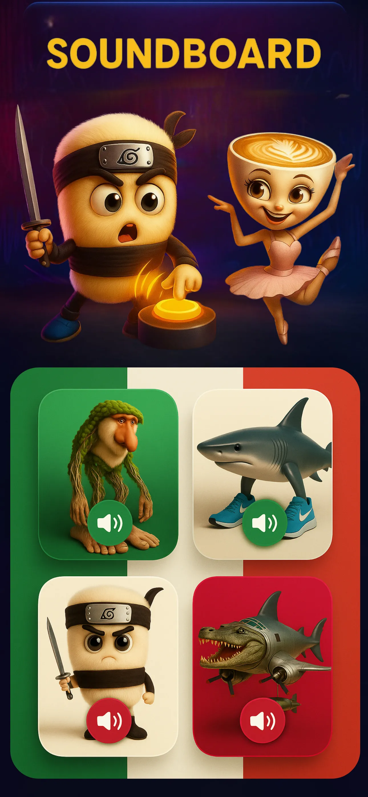 Italian brainrot Soundboard | Indus Appstore | Screenshot