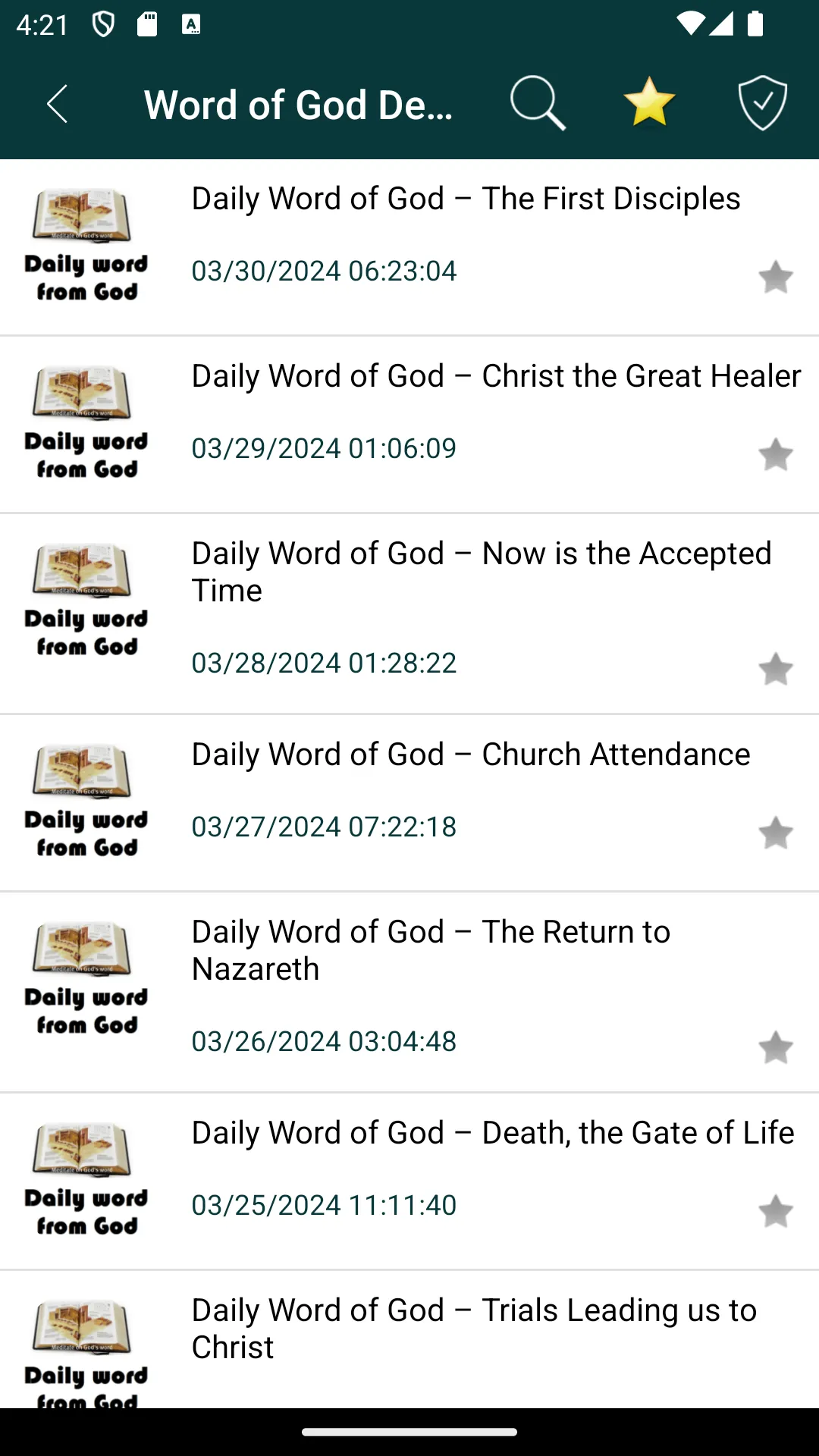 Daily Word of God Devotional | Indus Appstore | Screenshot