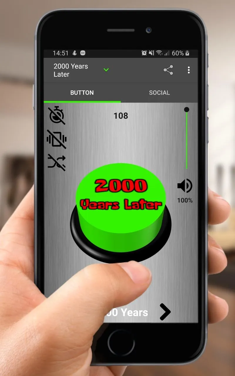 2000 Years Later Button | Indus Appstore | Screenshot