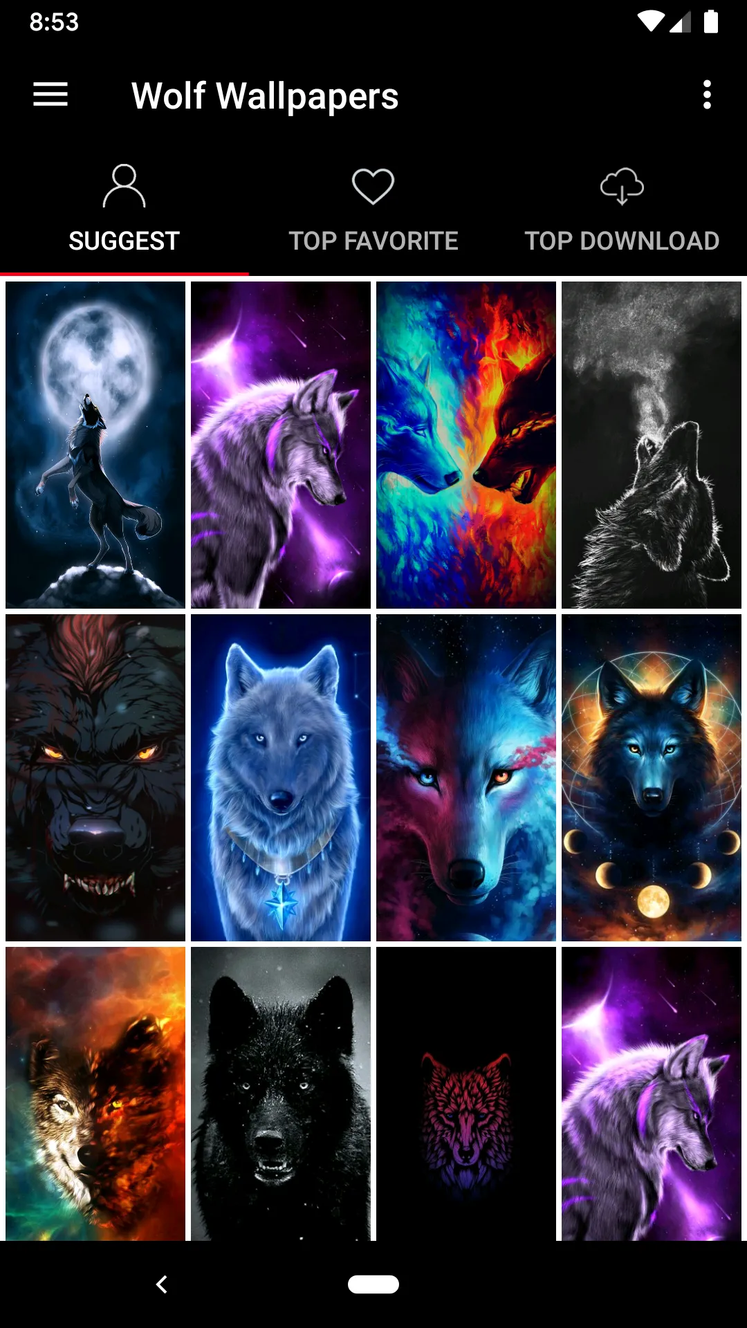 Wolf Wallpapers Offline | Indus Appstore | Screenshot