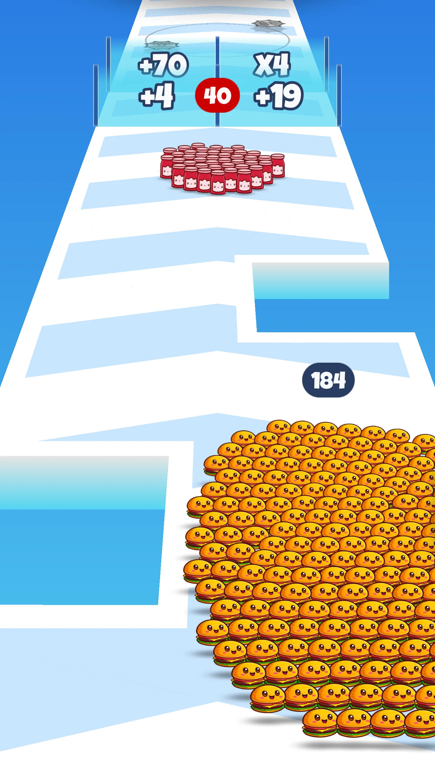 Food Run - Crowd Control Game | Indus Appstore | Screenshot