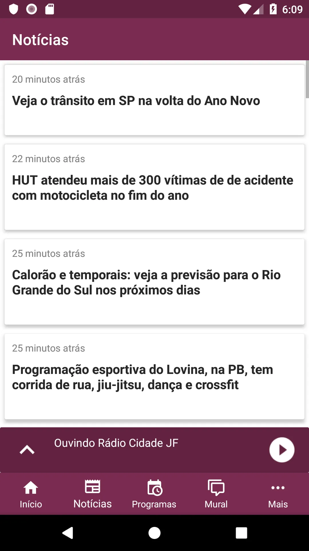 Rádio Cidade JF | Indus Appstore | Screenshot