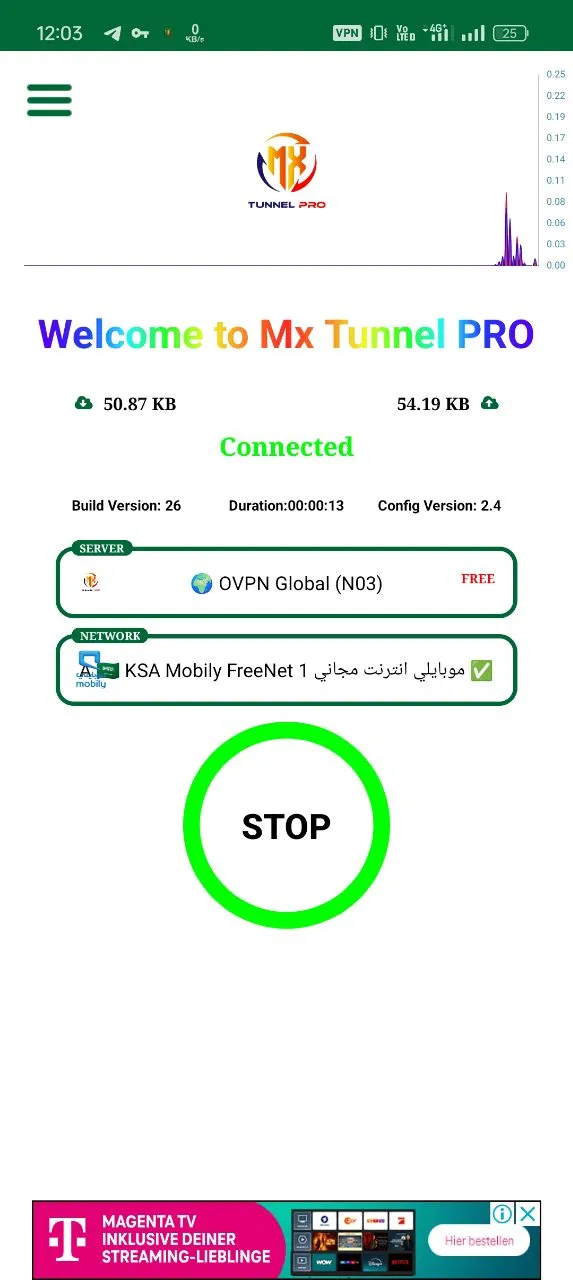 MX Tunnel Pro | Indus Appstore | Screenshot