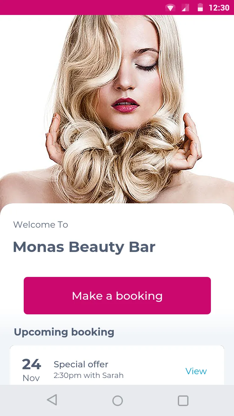 Monas Beauty Bar | Indus Appstore | Screenshot