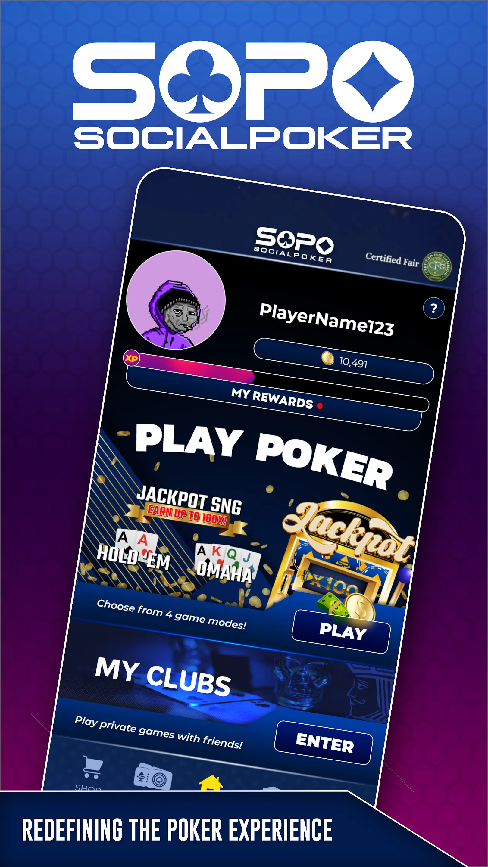 SoPo Poker - Social Poker | Indus Appstore | Screenshot