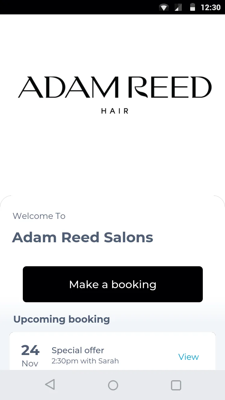 Adam Reed Salons | Indus Appstore | Screenshot