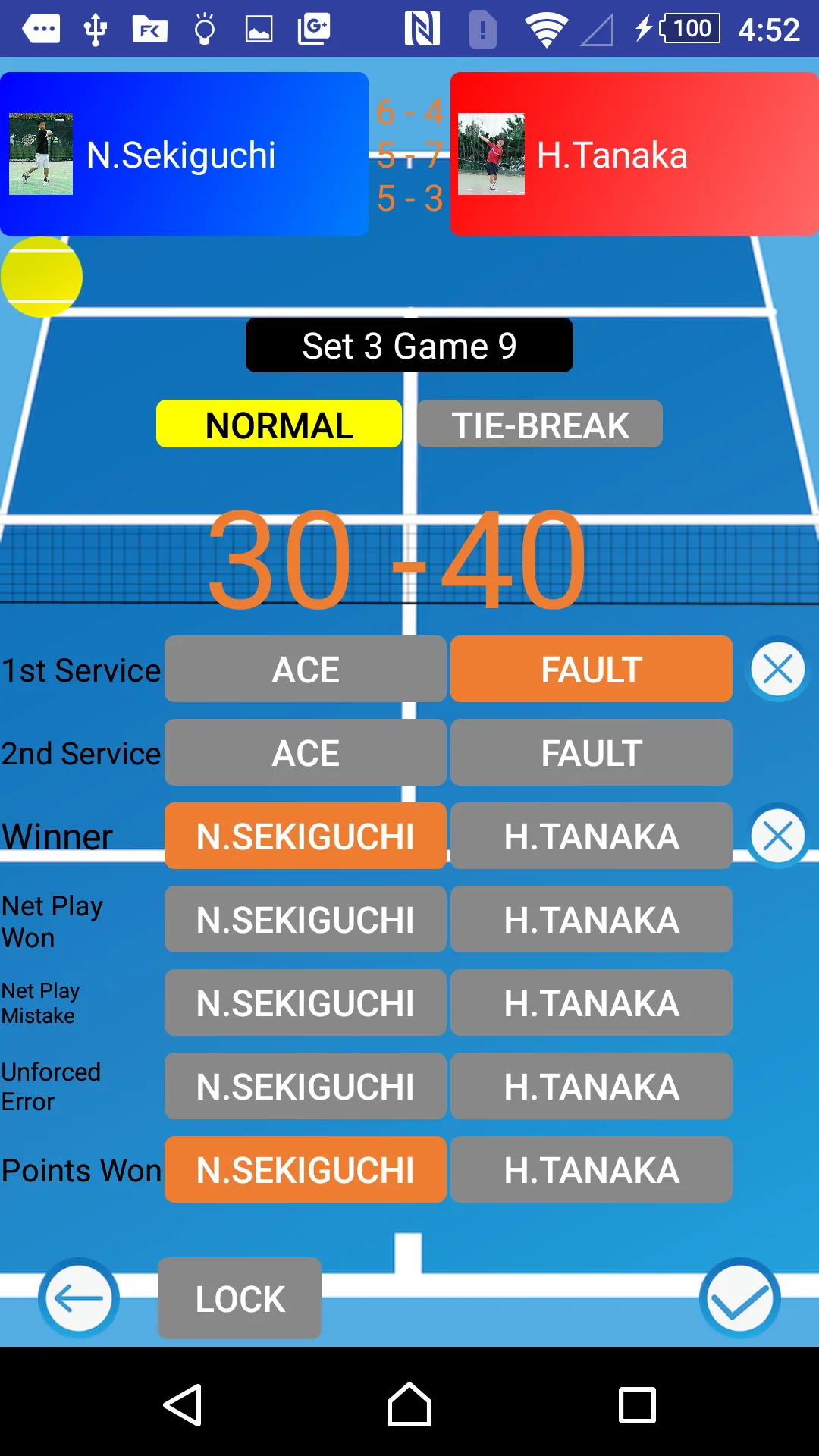 Tennis Score & Card | Indus Appstore | Screenshot