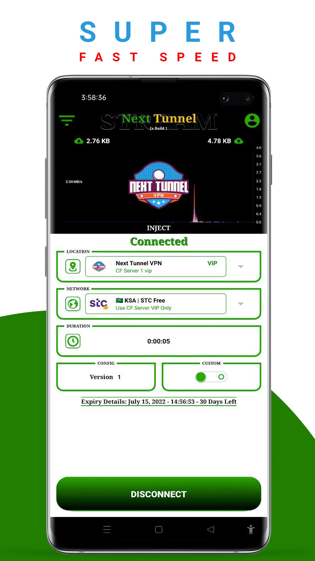 Next Tunnel VPN | Indus Appstore | Screenshot