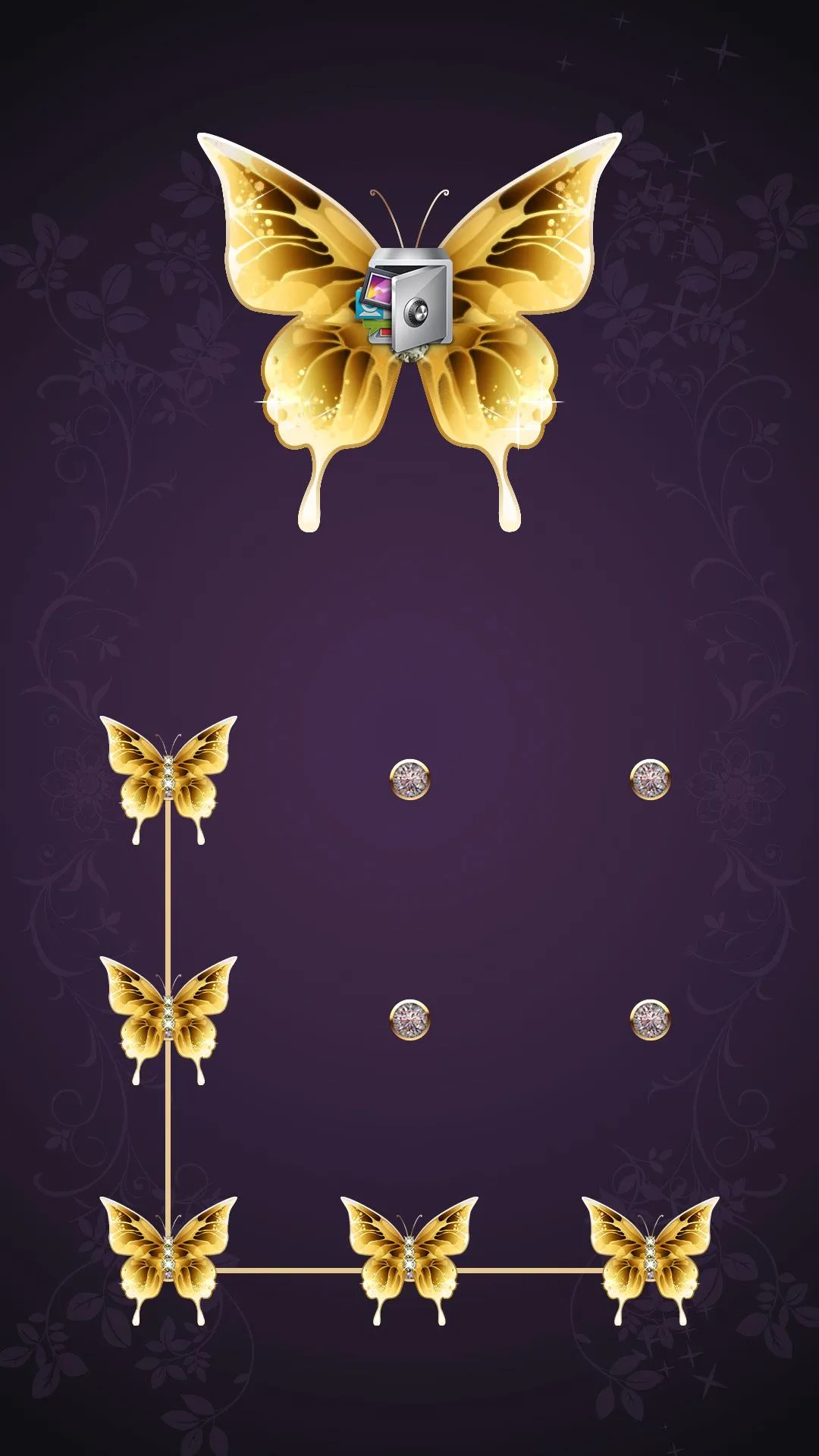 AppLock Theme Butterfly | Indus Appstore | Screenshot