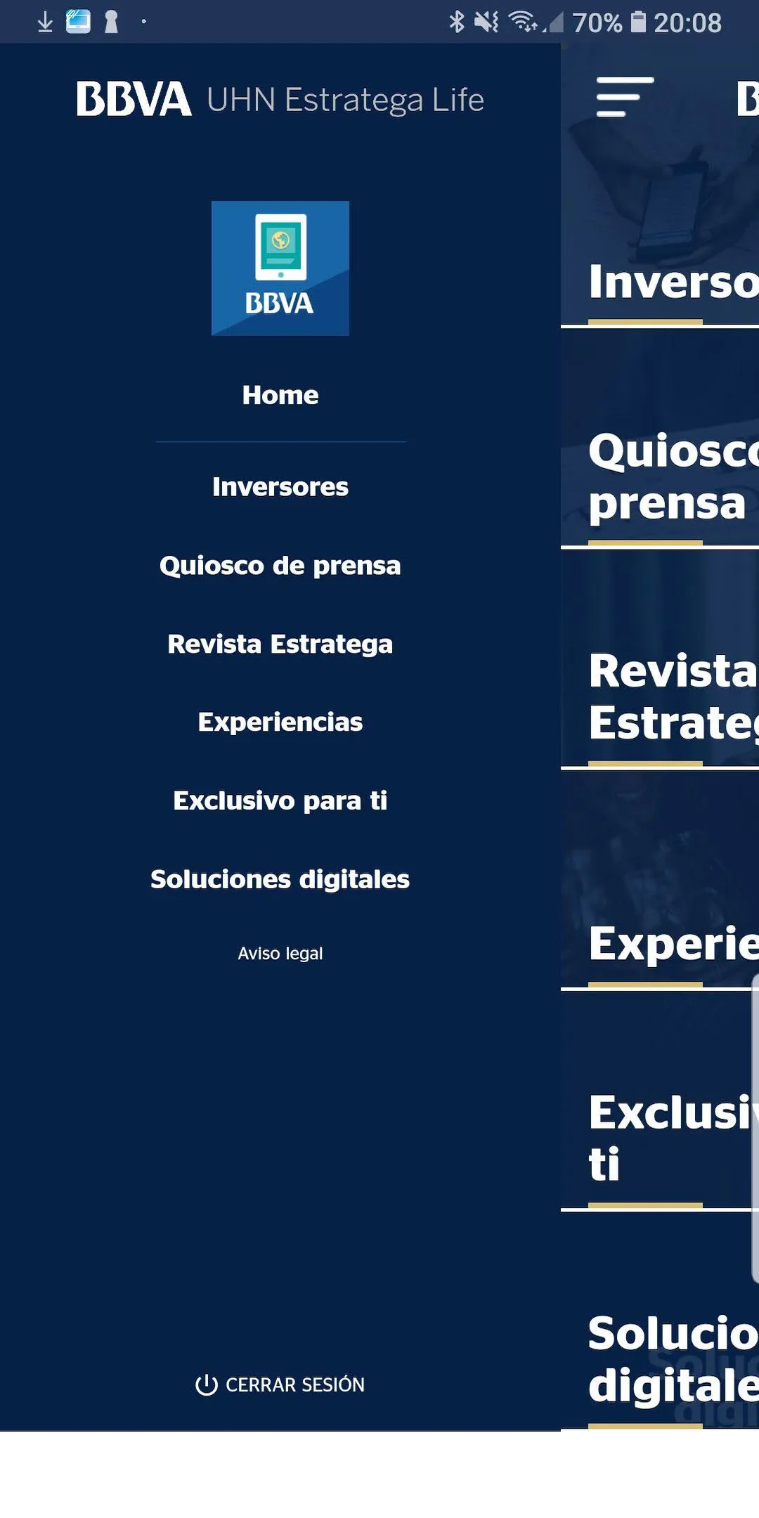 BBVA Estratega life | Indus Appstore | Screenshot