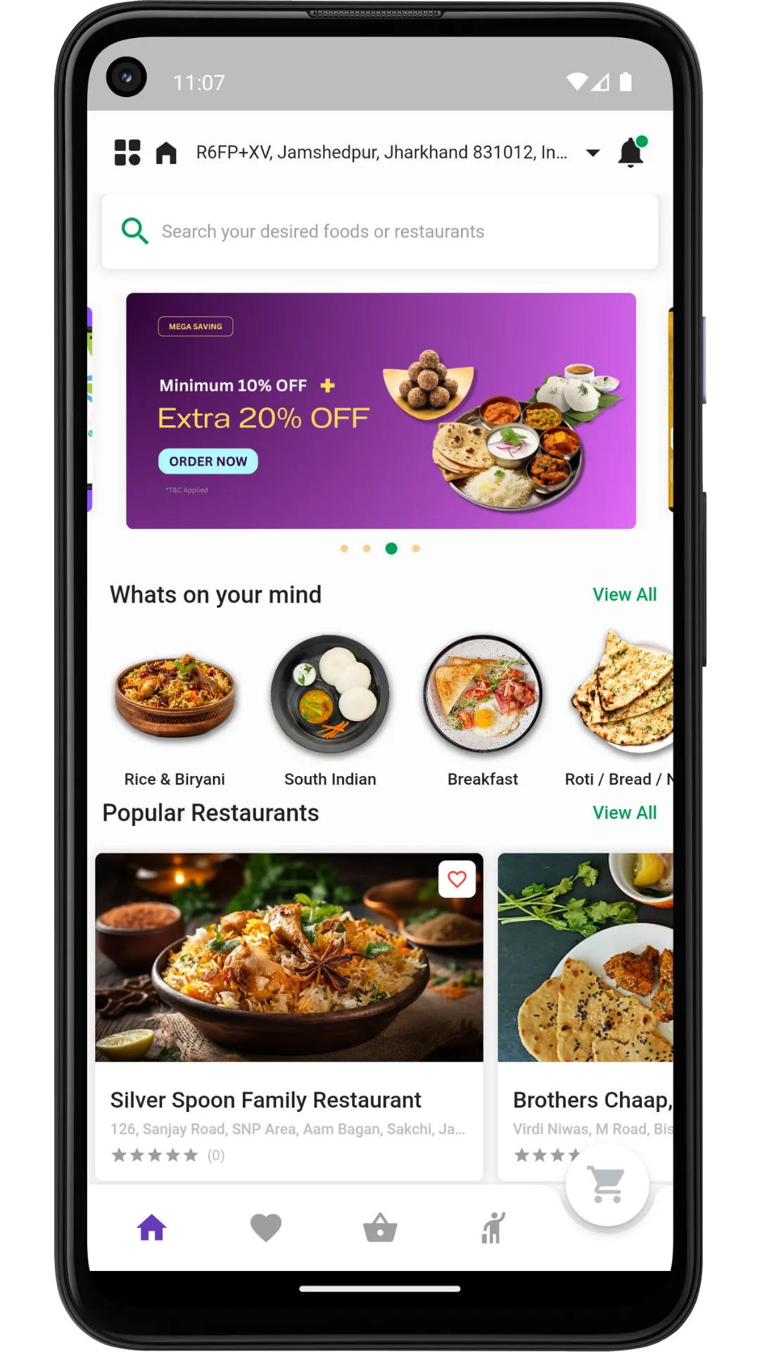 Chipmunks Food delivery & More | Indus Appstore | Screenshot