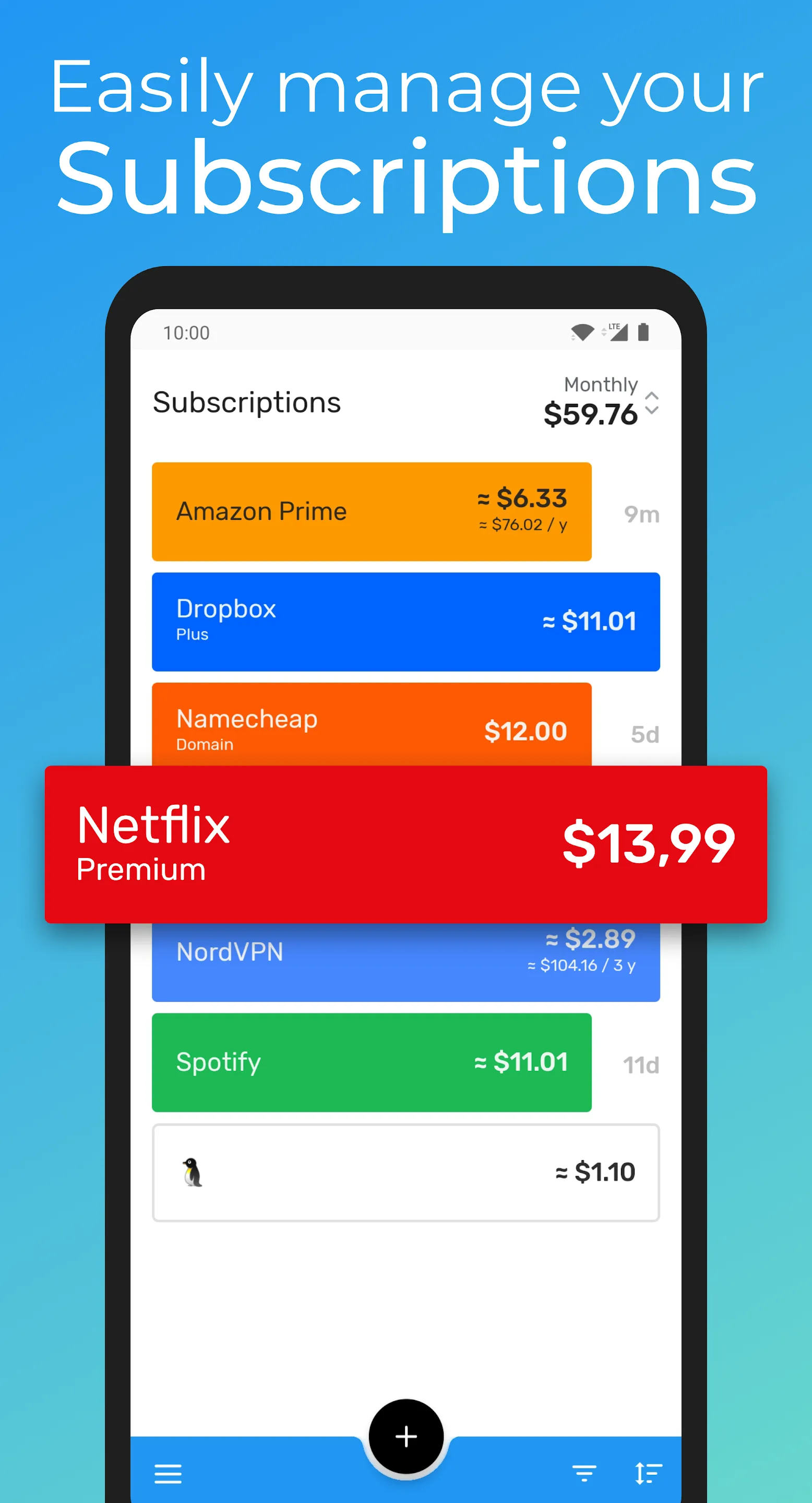 Subscriptions - Manage your re | Indus Appstore | Screenshot