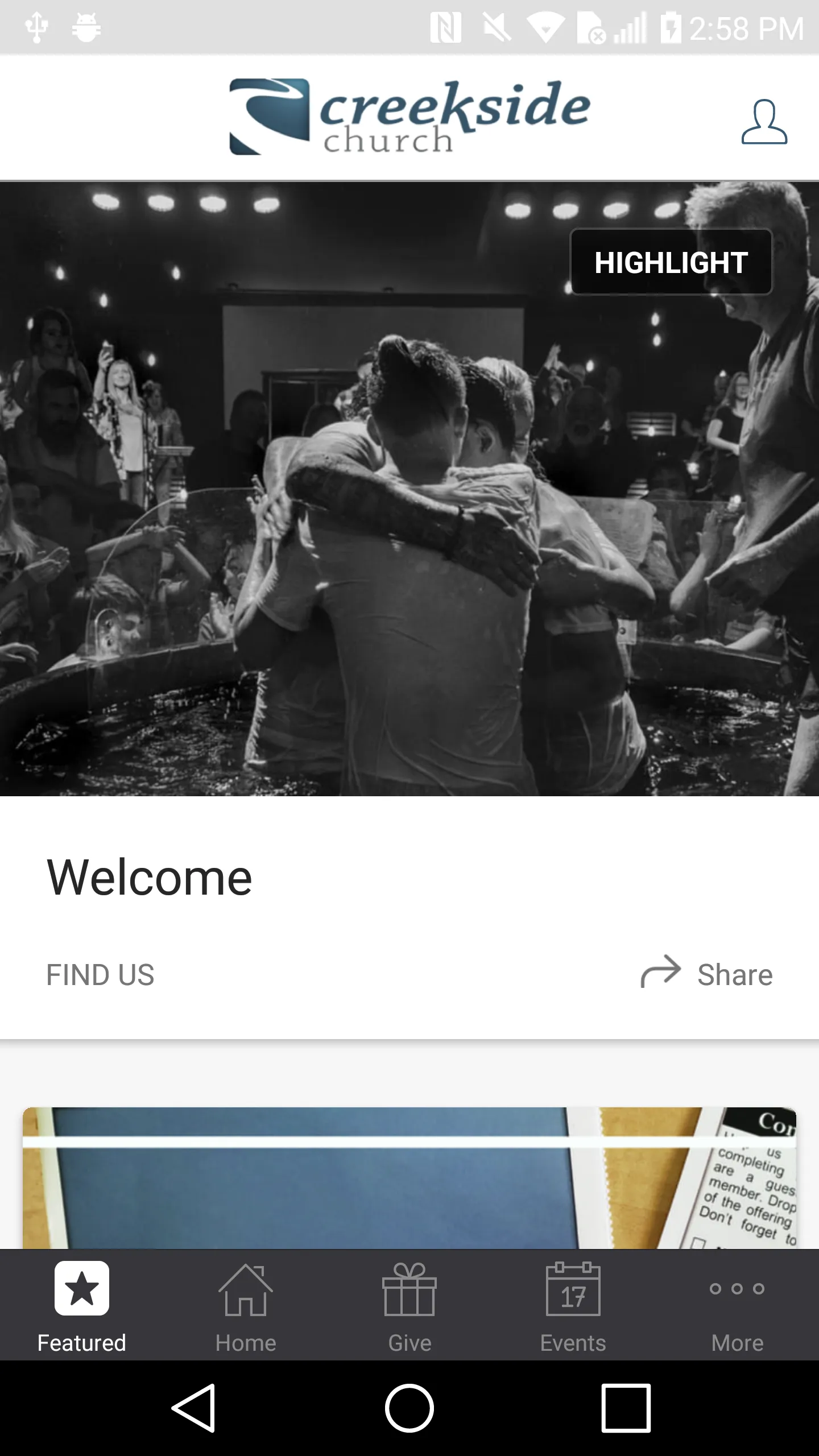 Creekside Church Martinez | Indus Appstore | Screenshot