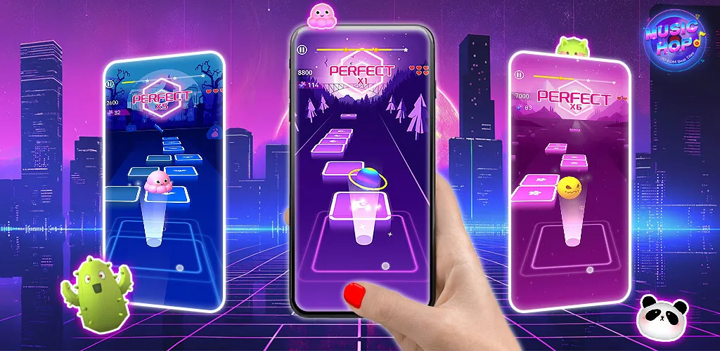 Music Hop: EDM Rush | Indus Appstore | Screenshot