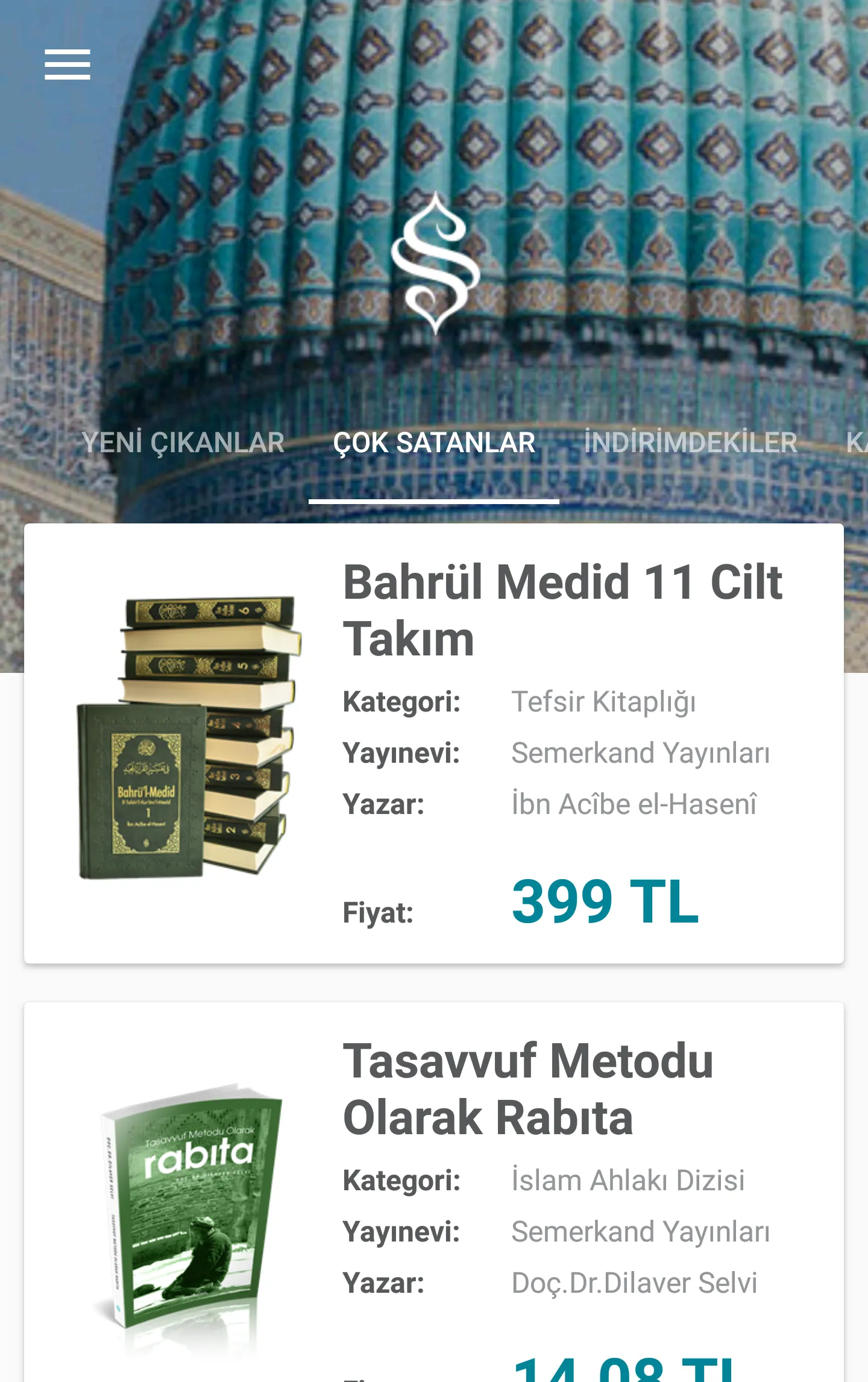 Semerkand Yayın Kataloğu | Indus Appstore | Screenshot