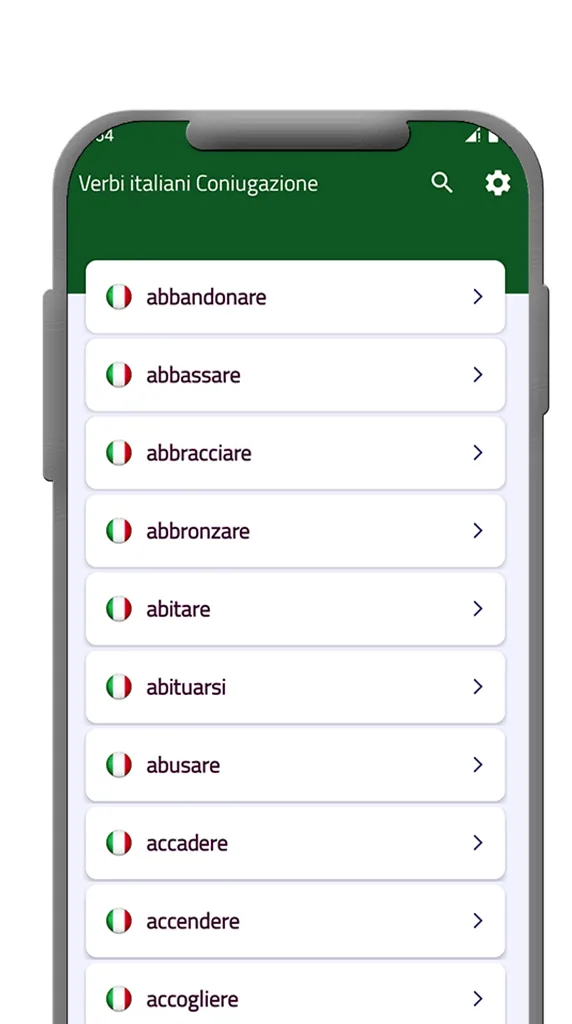 Italian Verb Conjugator | Indus Appstore | Screenshot