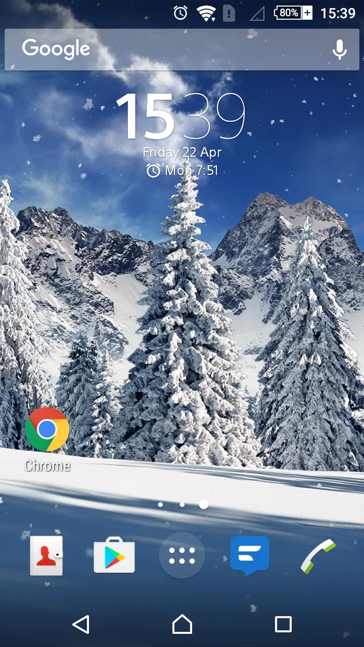 Christmas Snow Live Wallpaper | Indus Appstore | Screenshot