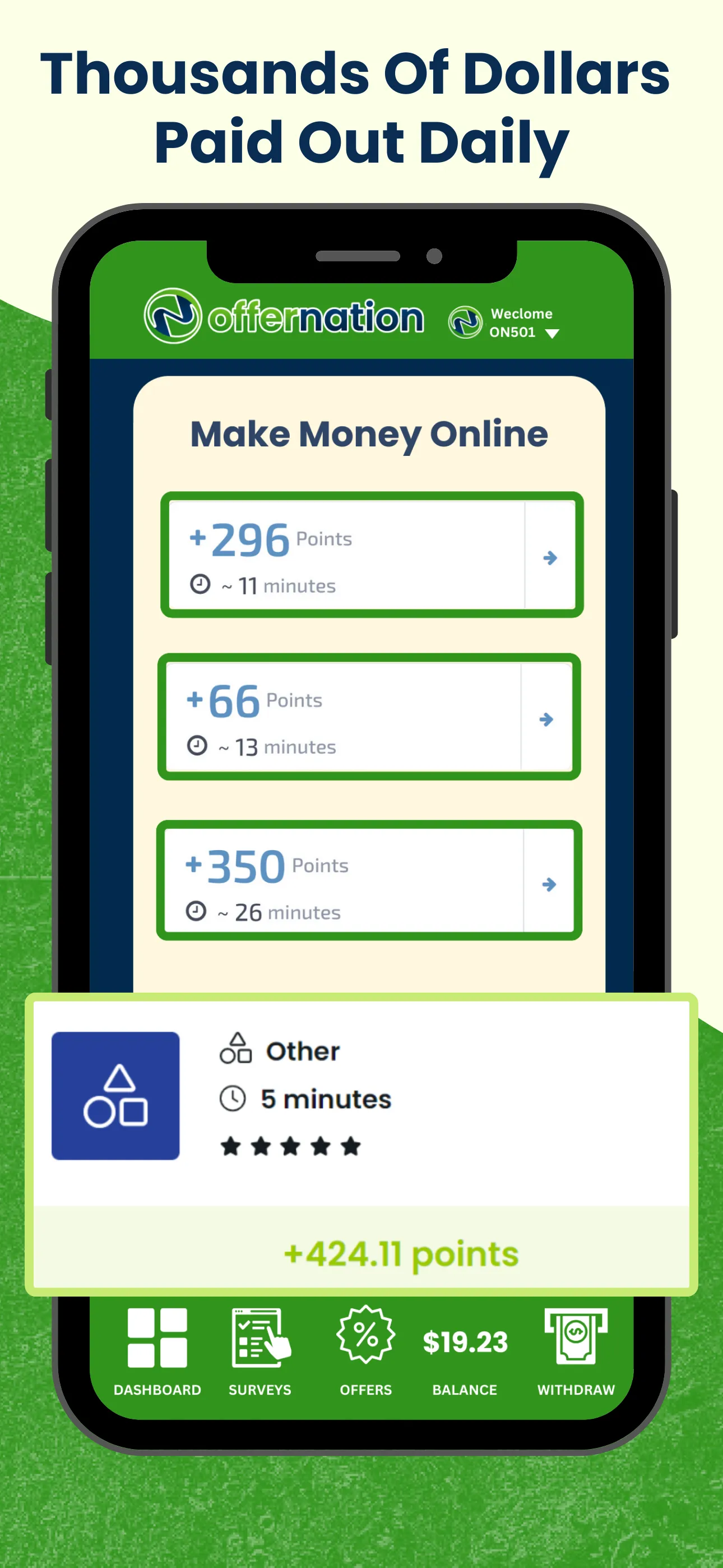 OfferNation Make Money Online | Indus Appstore | Screenshot