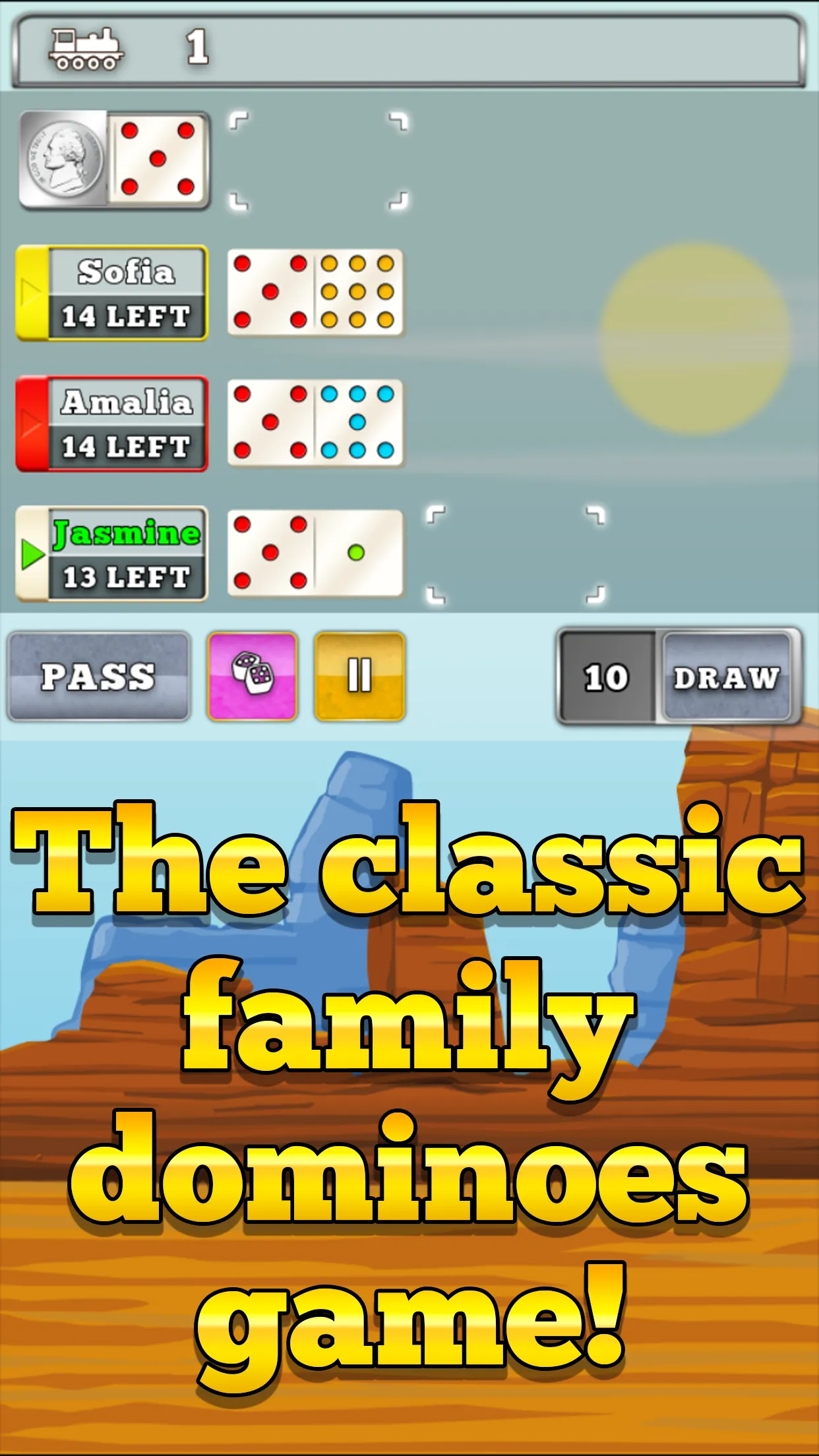 Mexican Train Dominoes Gold | Indus Appstore | Screenshot