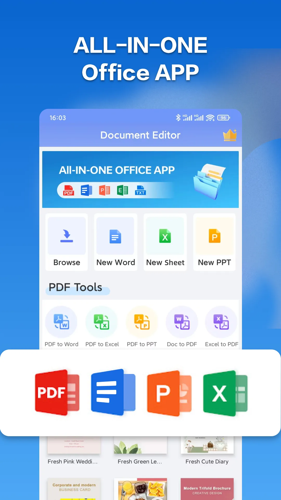 Document Editor:Word,Sheet,PDF | Indus Appstore | Screenshot