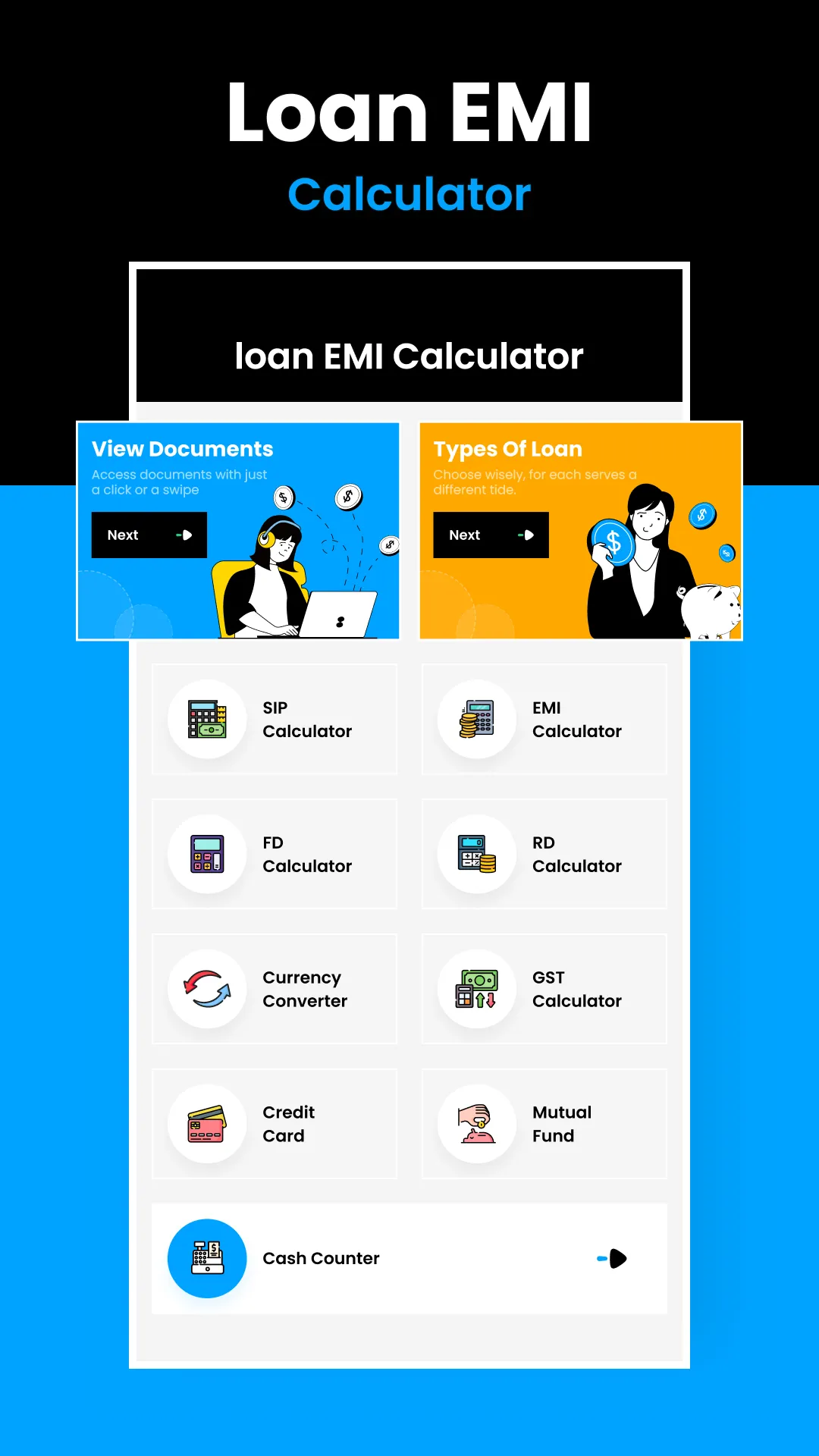 LoanView - EMI Loan Calculator | Indus Appstore | Screenshot