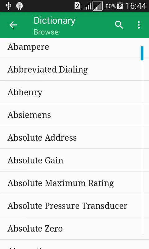 Electronics Dictionary Offline | Indus Appstore | Screenshot