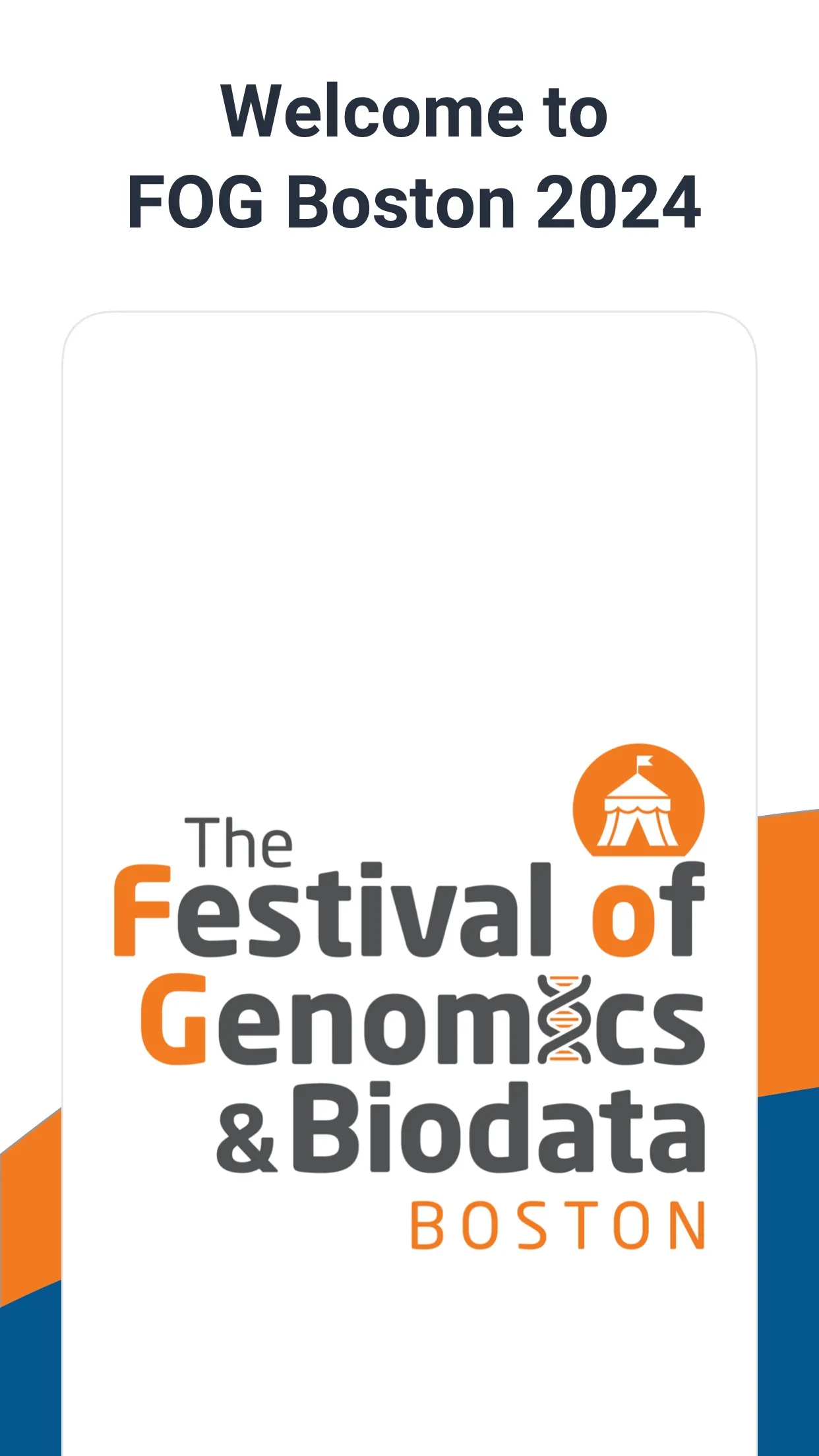 Festival of Genomics Boston | Indus Appstore | Screenshot