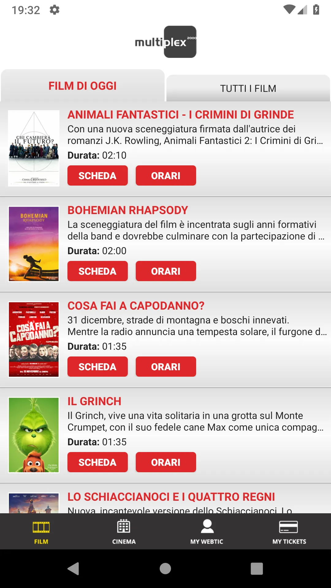 Multiplex2000 Macerata | Indus Appstore | Screenshot