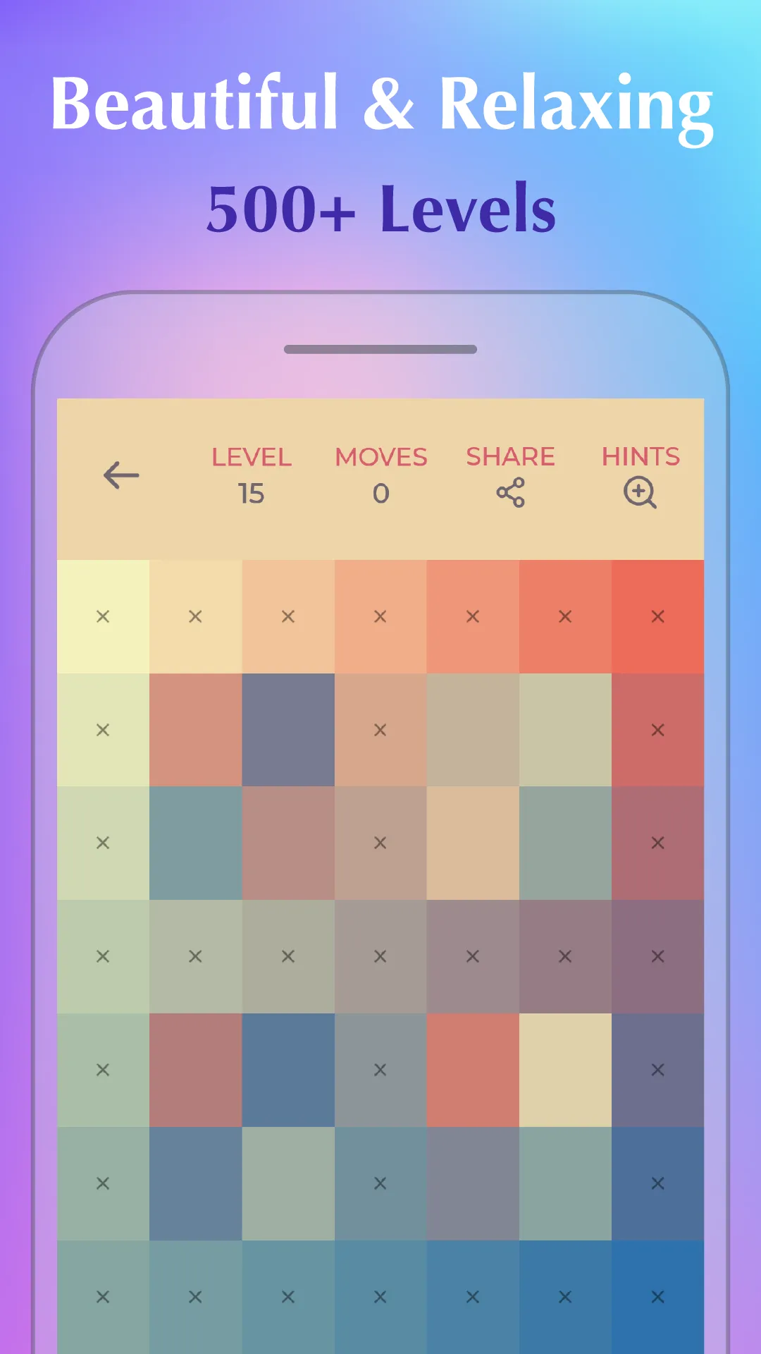 Color Puzzle:Offline Hue Games | Indus Appstore | Screenshot