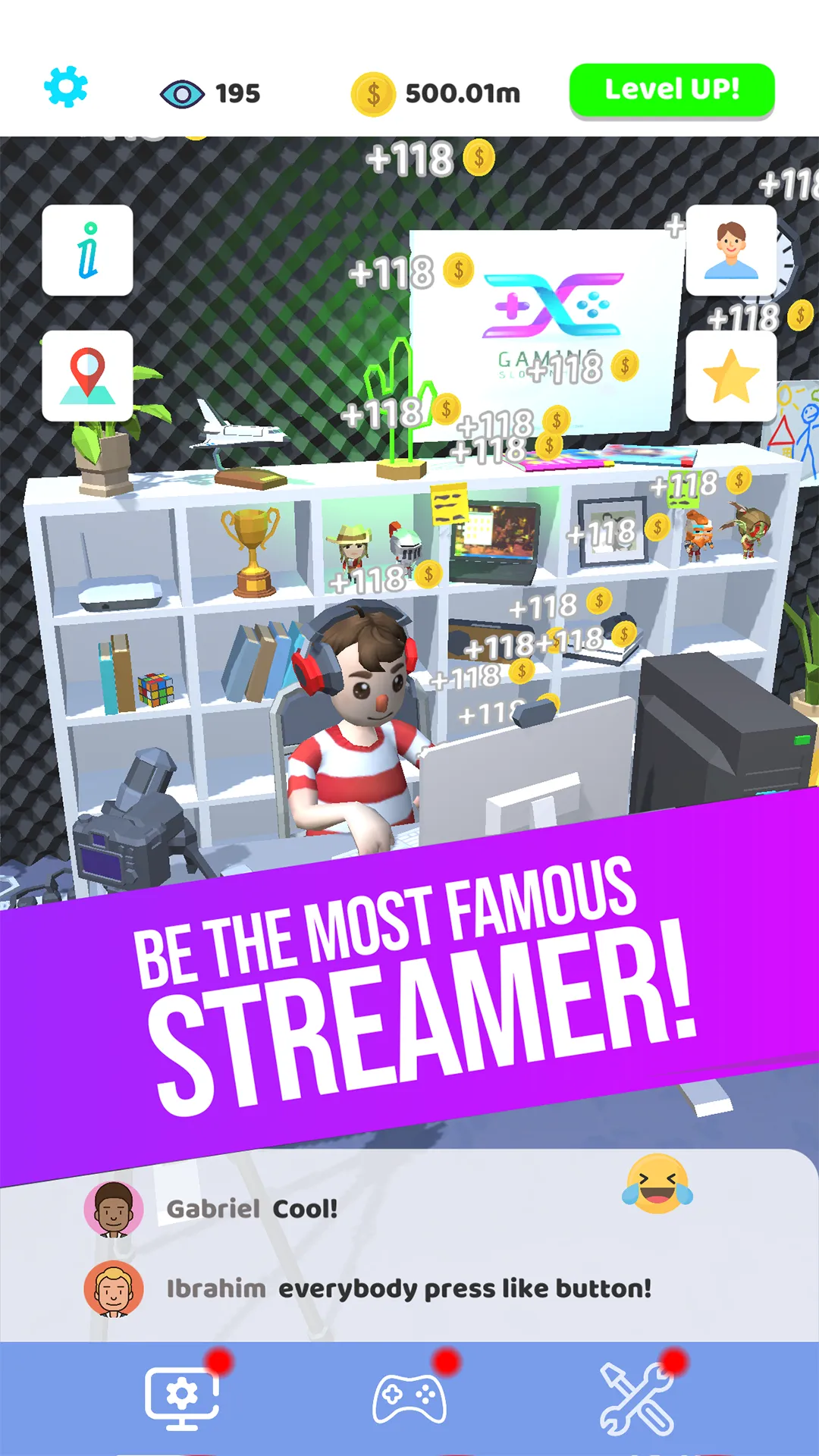 Idle Streamer! | Indus Appstore | Screenshot