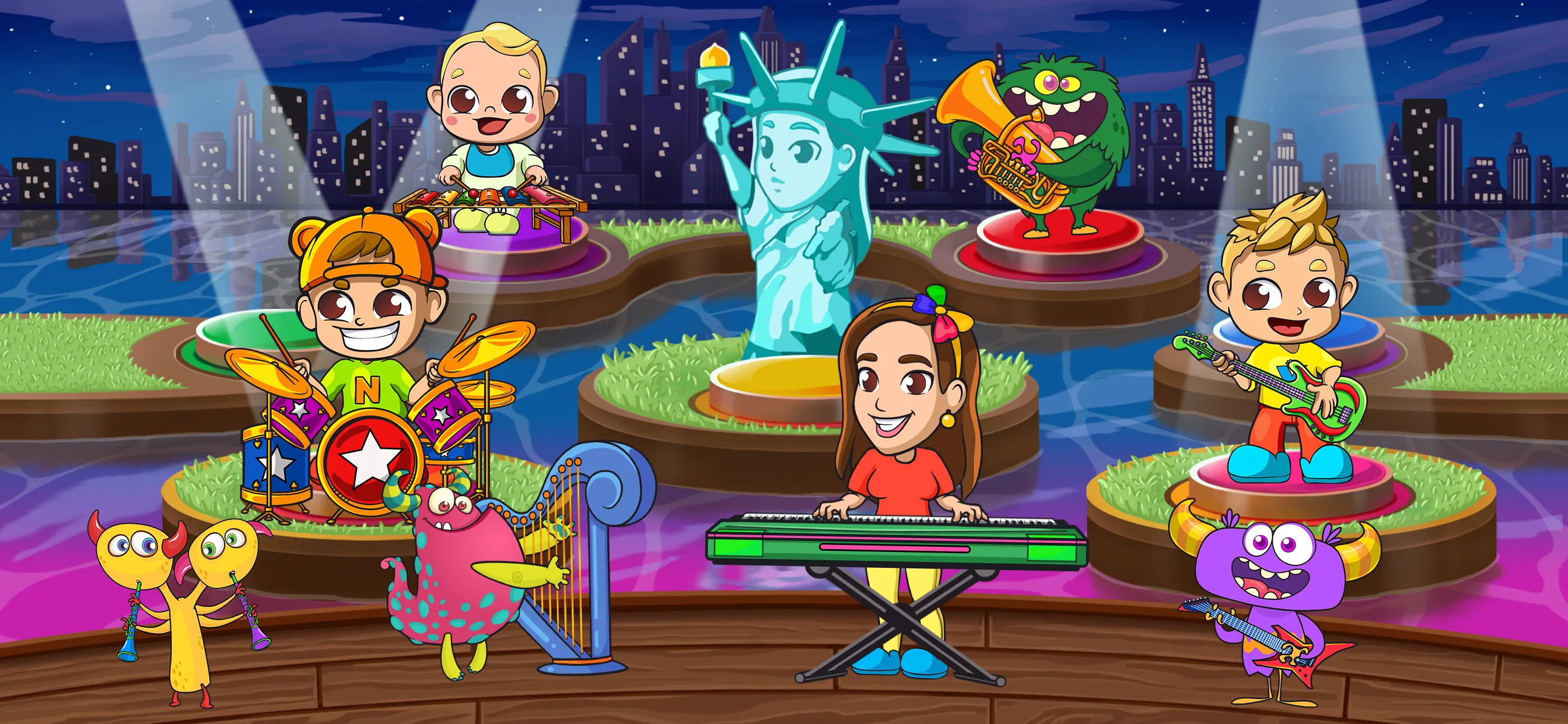 Vlad & Niki: Music Band | Indus Appstore | Screenshot