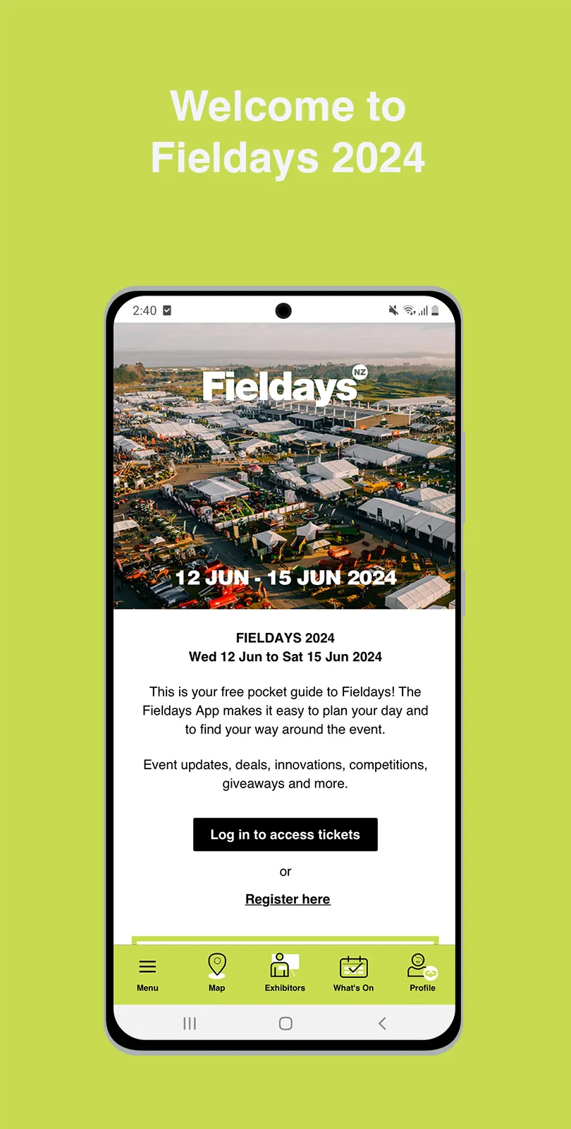 Fieldays - Official App | Indus Appstore | Screenshot