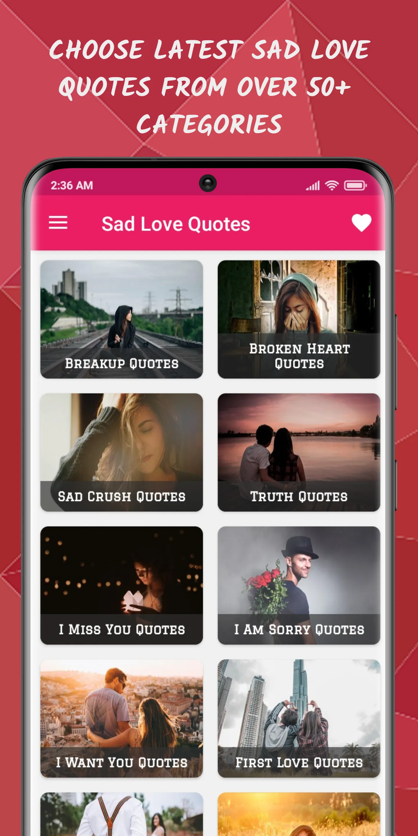 Sad Love Quotes & Sayings | Indus Appstore | Screenshot