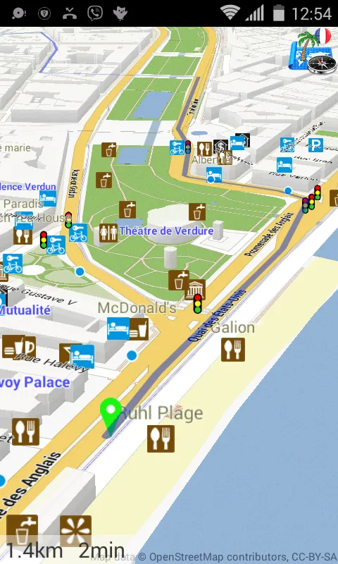 French Riviera Offline Map | Indus Appstore | Screenshot