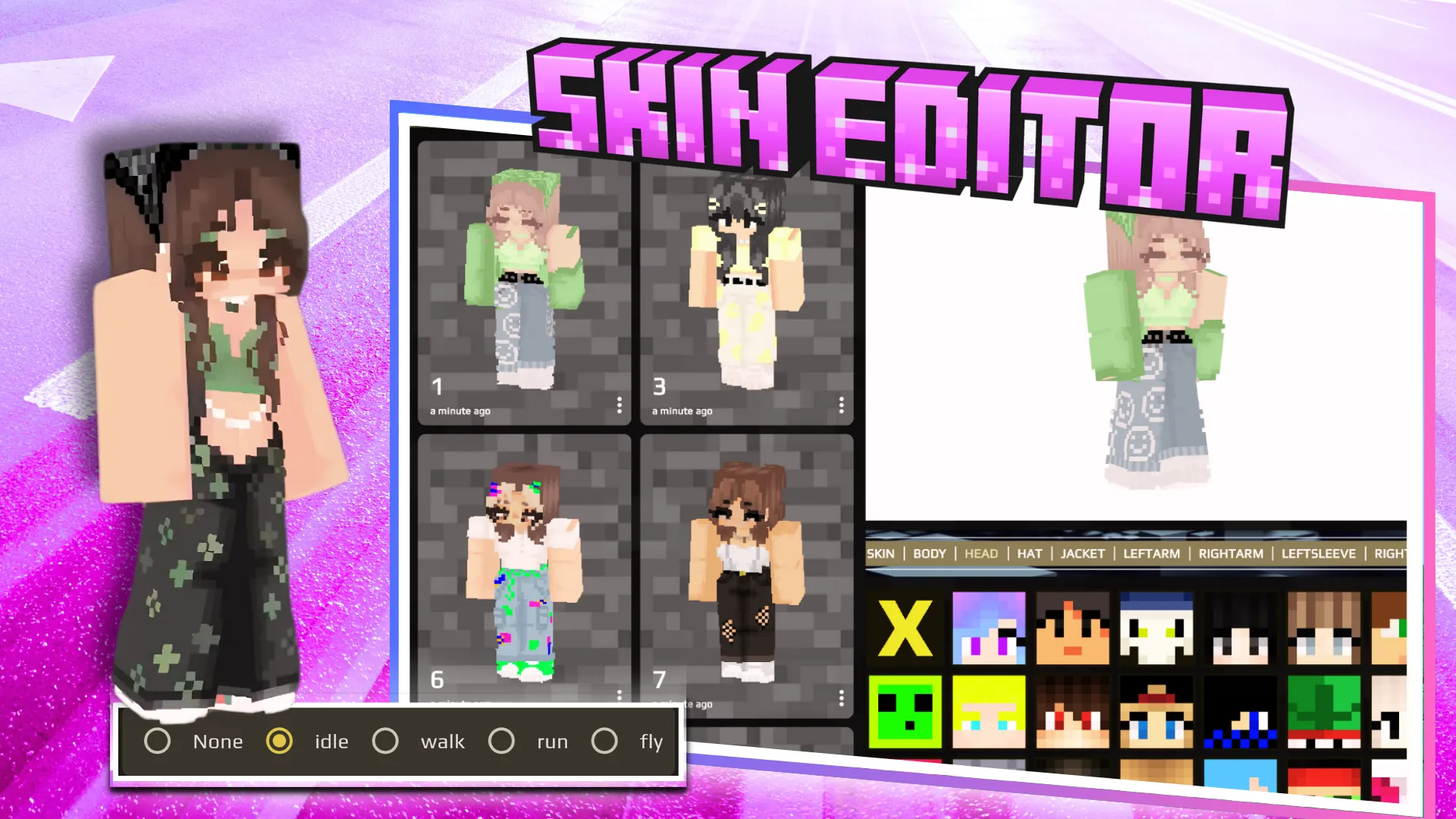 Skin Pack Maker for Minecraft | Indus Appstore | Screenshot