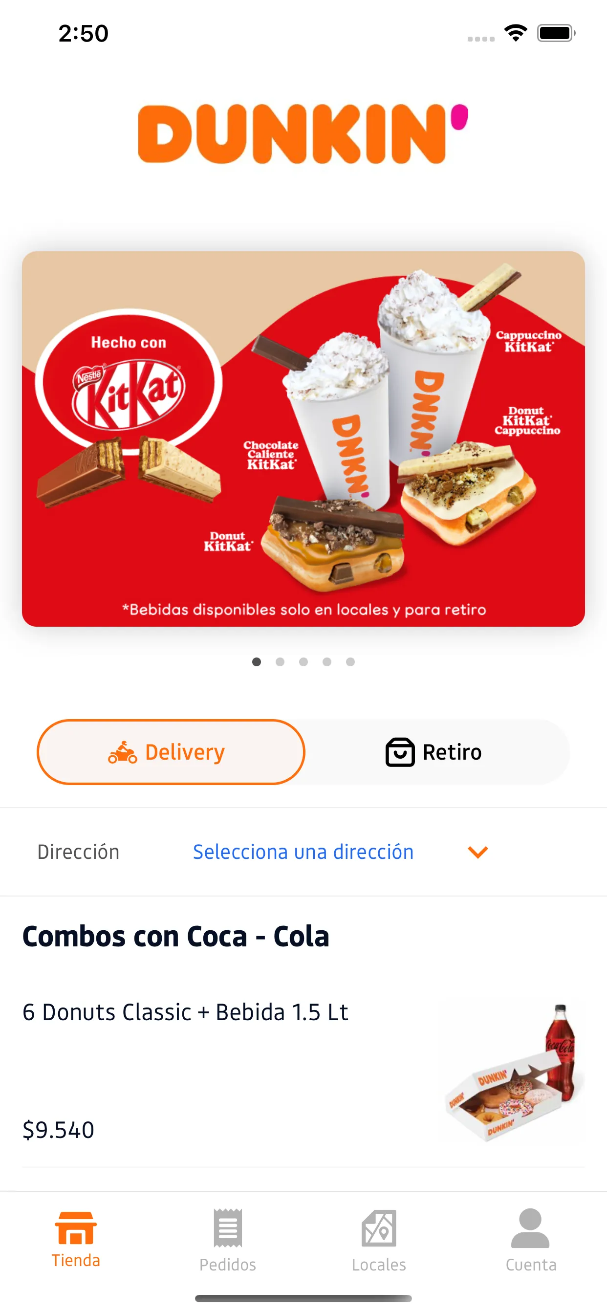 Dunkin' App Chile | Indus Appstore | Screenshot