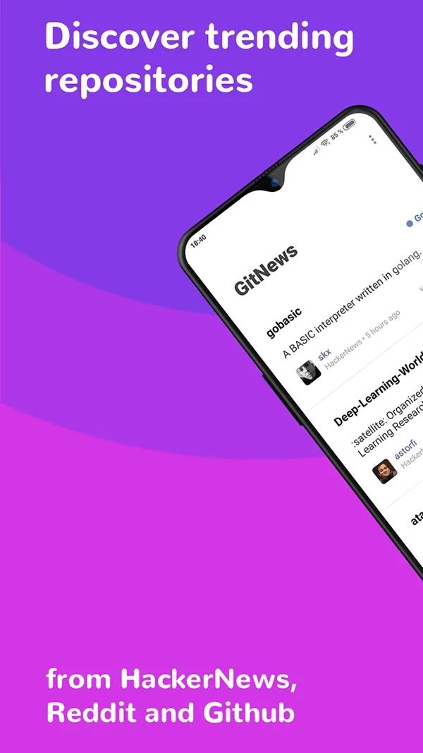 GitNews — Trending repos from  | Indus Appstore | Screenshot