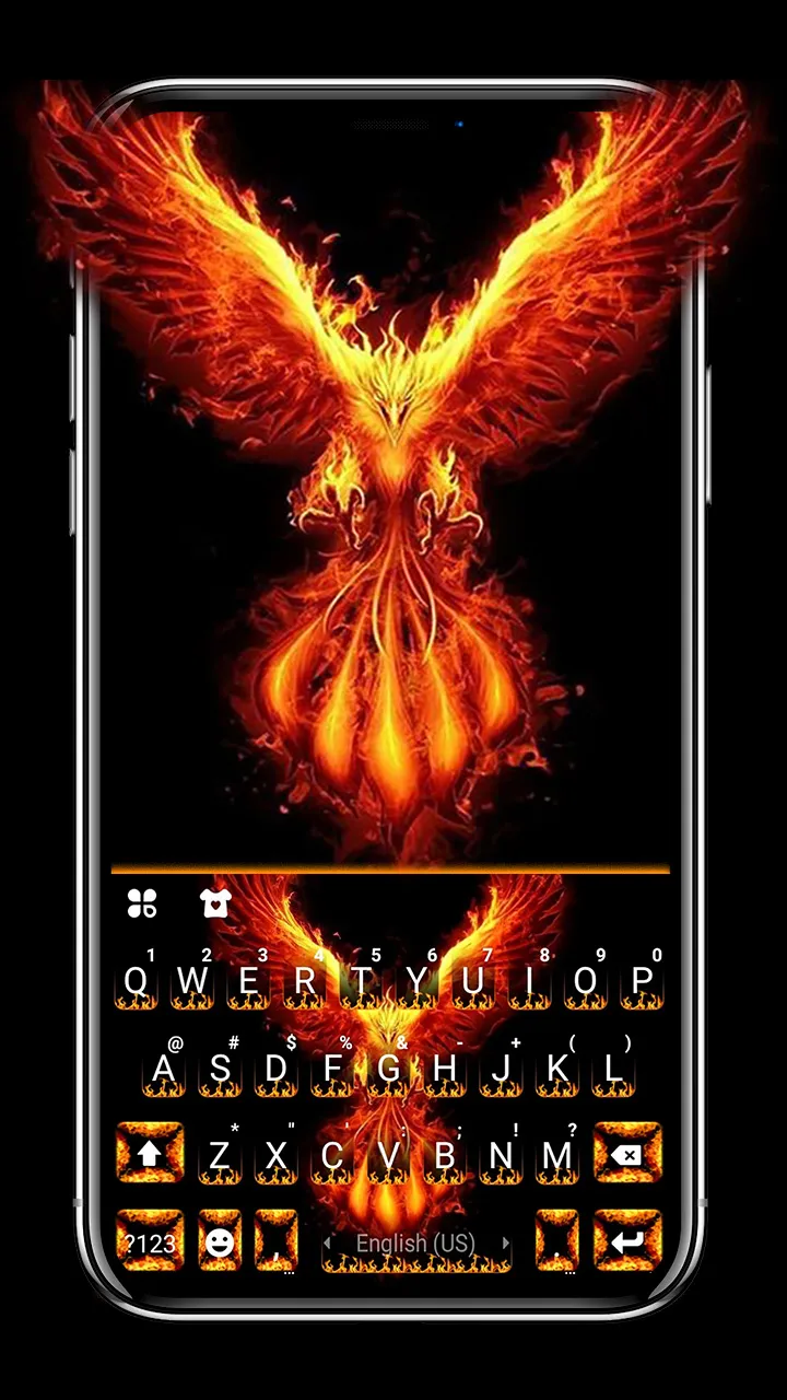 Fire Phoenix Theme | Indus Appstore | Screenshot