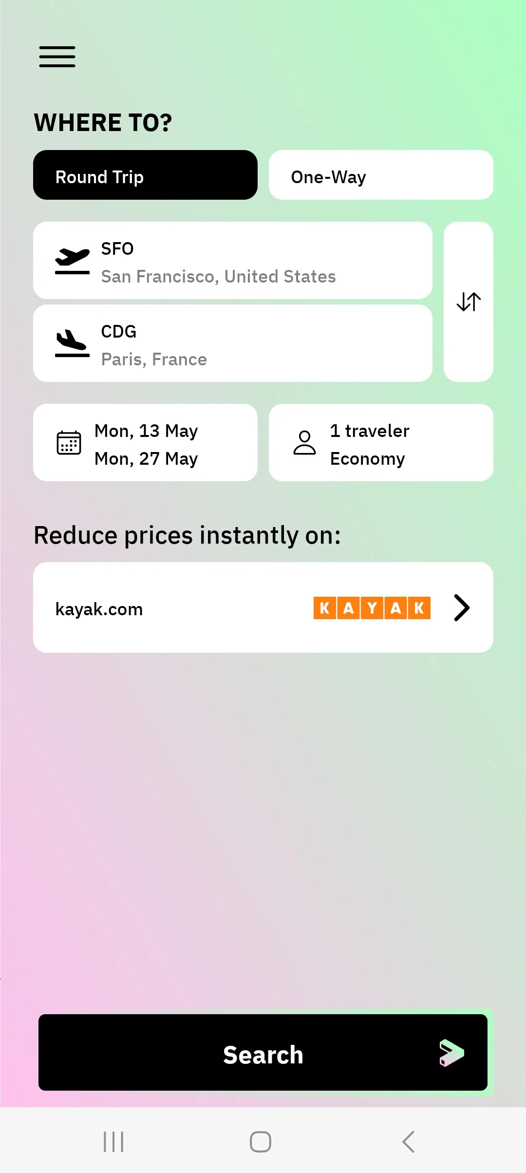 Twistr Flights: Great Deals | Indus Appstore | Screenshot