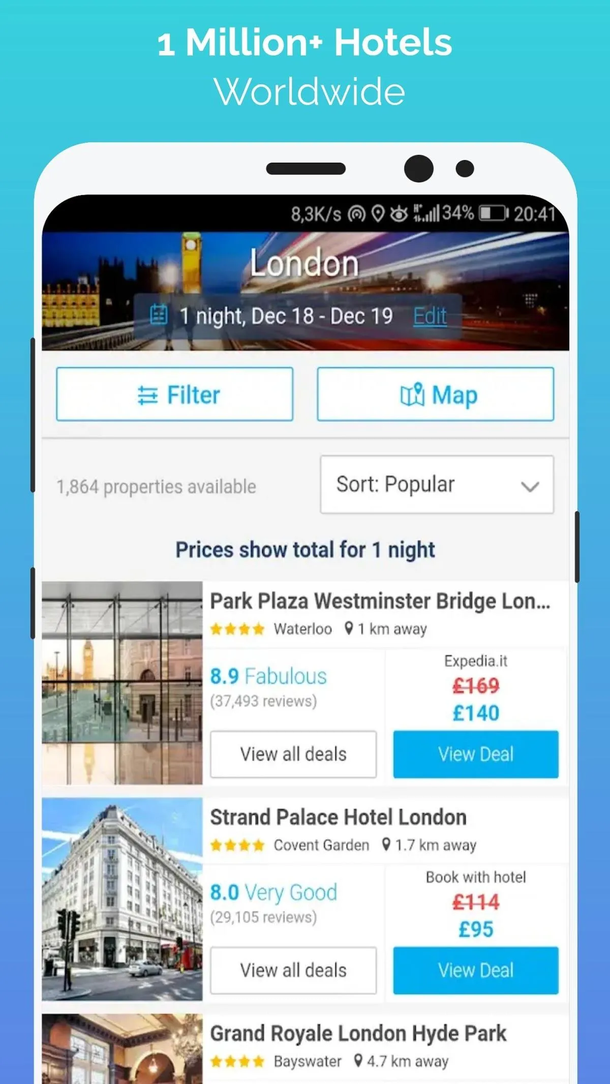 Cheap hotels | Indus Appstore | Screenshot