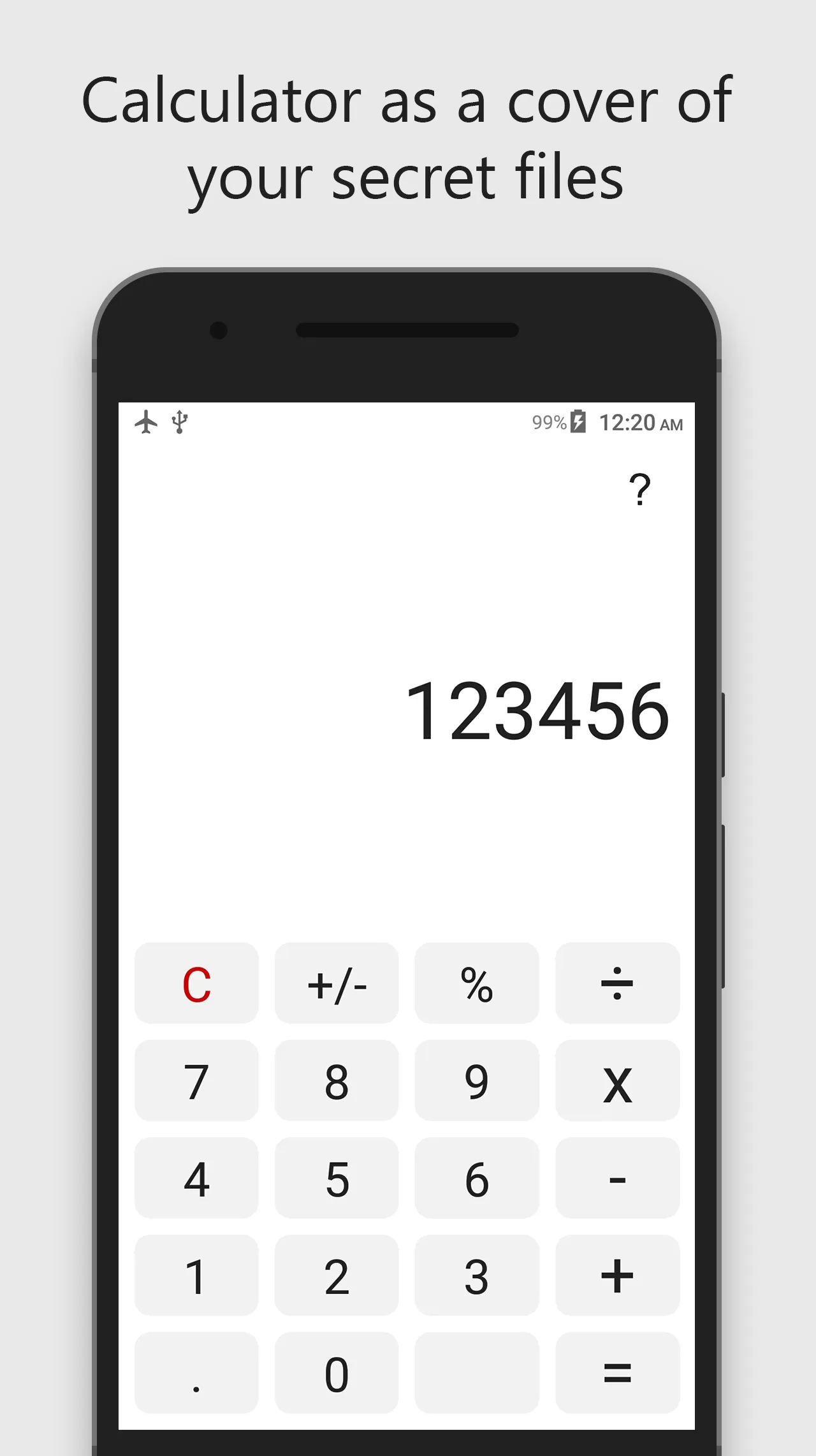 Calculator Vault - hide images | Indus Appstore | Screenshot