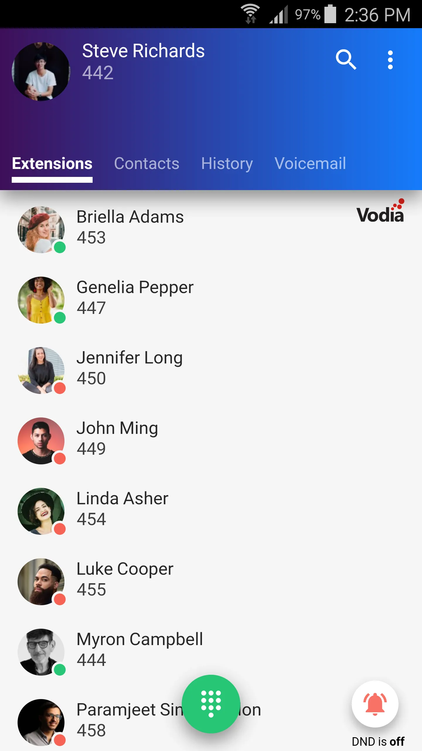 Vodia Phone | Indus Appstore | Screenshot